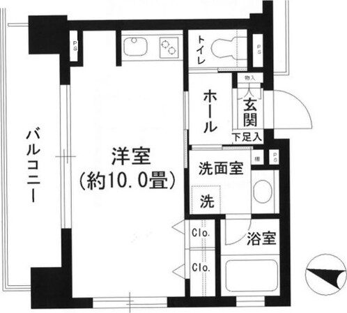 クリオ文京小石川の物件間取画像